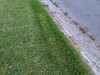 Attempt at edge cutting on a slope