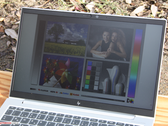 14-inch, 16:9, 1920x1080 pixels - but too dim to be used in sunshine