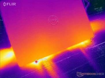 Exhaust along the rear and sides