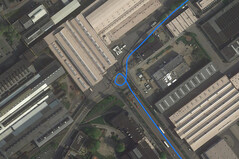 GPS test: Xiaomi Mi 9 - Roundabout
