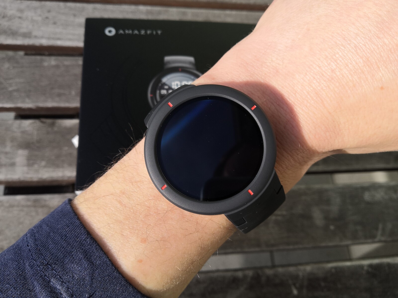 Amazfit verge screen size cheap