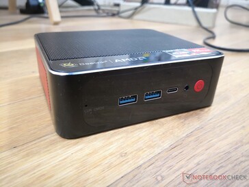 Front: 2x USB 3.0, USB-C, 3.5 mm combo audio, Power button