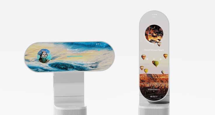 The LG RE'ST ASSISTANT remote control. (Image source: Behance)