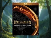 The Lord of the Rings Extended Editions Blu-ray shown