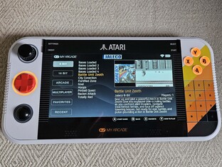 The menu of the other game collections on the Gamestation Go (Image source: Marc Zander, Notebookcheck)