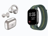 The new Motorola earbuds and smartwatch don't have a release date yet. (Image source: Evan Blass)