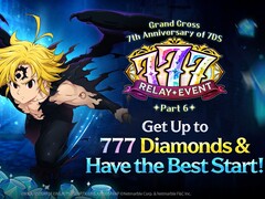 Seven Deadly Sins: Grand Cross 7th anniversary Perfect 7 update key art.