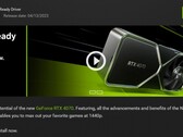 Nvidia Game Ready Driver 531.61 notification and details in GeForce Experience (Source: Own)