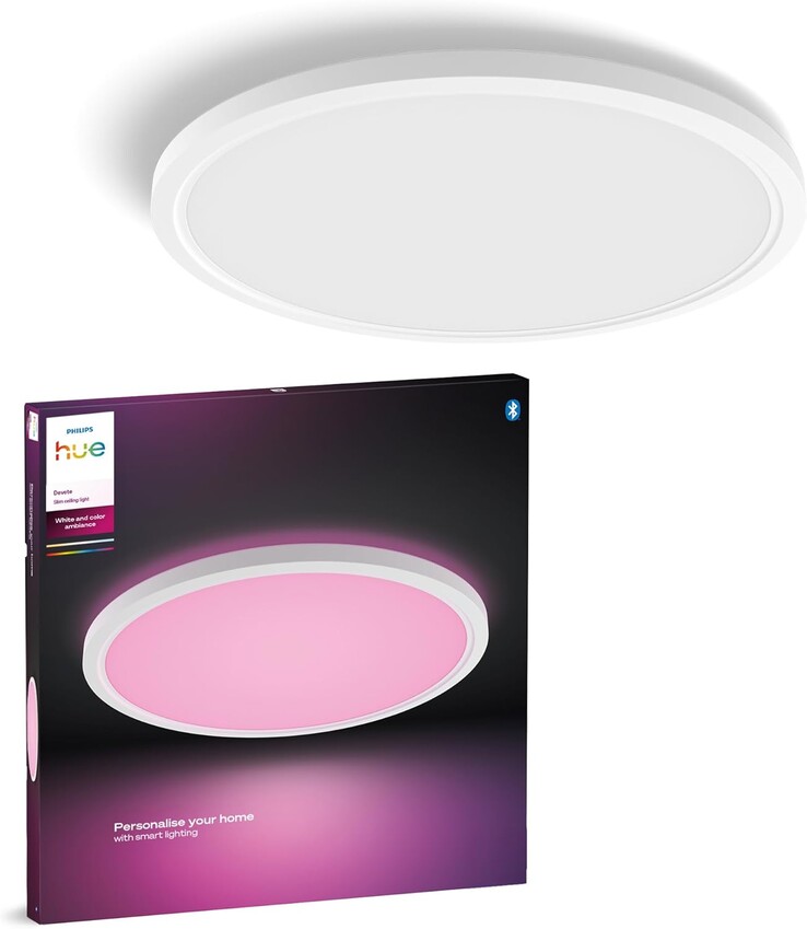 The Philips Hue Devote Slim ceiling light. (Image source: Amazon)