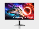The Samsung Odyssey OLED G8 sports a 32-inch 4K OLED panel (Image source: Samsung)