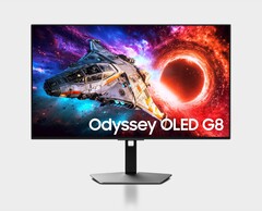 The Samsung Odyssey OLED G8 sports a 32-inch 4K OLED panel (Image source: Samsung)