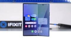 iFixit&#039;s teardown indicates that the Samsung Galaxy Z Fold 7 is very difficult to repair. (Image source: iFixit)