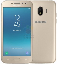 Samsung Galaxy J2 (2018) Android smartphone leaked image (Source: WinFuture/Roland Quandt)