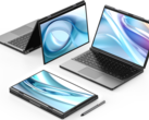The GPD DUO dual-screen laptop supports external GPUs via the OCuLink port (Source: GPD) 