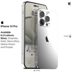 iPhone 14 Pro Max/iPhone 14 Pro concept. (Image source: 4rmd.yt)