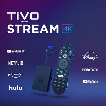 The TiVo Stream 4K has a dongle design like the Chromecast with Google TV. (Image source: TiVo)