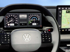 The 80s-inspired ID.Polo retro gauges. (Image source: VW)