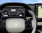The 80s-inspired ID.Polo retro gauges. (Image source: VW)