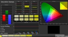 CalMAN: Saturation sweeps (calibrated)