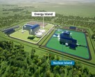 A render of TerraPower's upcoming reactor (Image source: TerraPower)
