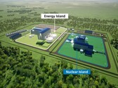 A render of TerraPower's upcoming reactor (Image source: TerraPower)