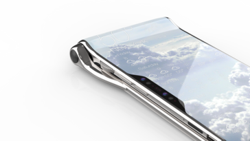 A closer look at the notched main display and the side buttons + scroll wheel (Source: Turing)