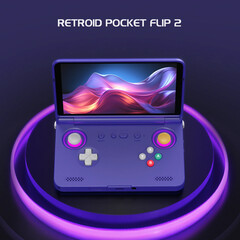 The Dimensity 1100 version of the Pocket Flip 2 has arrived in four launch colours. (Image source: Retroid)