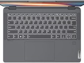 The Lenovo IdeaPad Flex 5 integrates a fingerprint scanner under the keyboard. (Source: Lenovo)