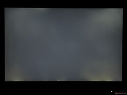 Visible screen bleeding