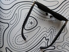 Top view of the Xreal One Pro AR glasses