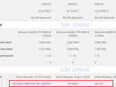 3DMark entries for new laptops with the Intel-AMD MCM. (Source: TUM_APISAK/Imgur)