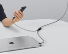 The Anker 2-in-1 USB-C to USB-C cable lengths can be adjusted. (Image source: Anker)
