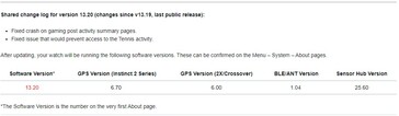 Garmin has released Beta Version 13.20 for the Instinct 2/Crossover smartwatch series. (Image source: Garmin)