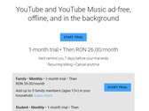 Google YouTube Premium Family still stuck at roughly US$8 in Romania (Source: Own)