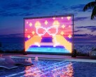 Govee Lightwall shown outdoors near pool