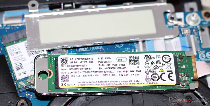 A PCIe 4.0 SSD serves as the system drive