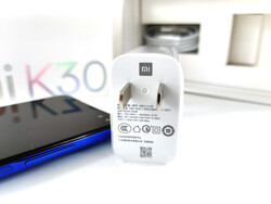 A look at the 30 W charger included with the Redmi K30 5G