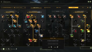 An image showing a skill tree in Icarus.