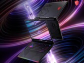 MSI Raider 16 Max HX front and back are shown at angles (Image source: MSI PR)