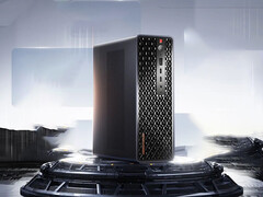 The MS-S1 Max has two 80 Gbps USB 4 v2 ports. Pictured: a promo picture of the mini PC. (Image source: Minisforum)