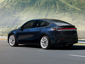 Model Y in Marine Blue color arrives to the US.