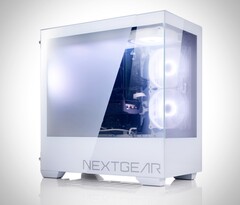 Nextgear's latest case becomes transparent at the touch of a button. (Image source: Nextgear / Mouse Computer)