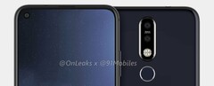 The Nokia 6.2 may have a 2019 front-facing camera. (Source: 91Mobiles/OnLeaks) The Nokia 6.2 may have a 2019 front-facing camera. (Source: 91Mobiles/OnLeaks)