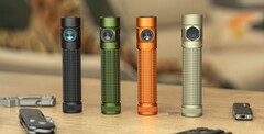 The Olight Baton series includes the 1,600-lumen Baton 4 Pro and 1,800-lumen Baton Ultra (far right) flashlights.