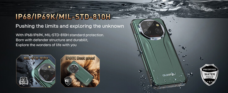 The device is designed for durability (Image source: Oukitel)