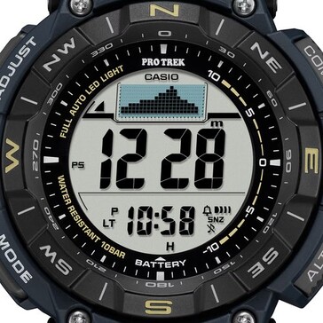 Altimeter display (Image source: Casio US)
