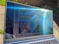 Outdoors under sunlight