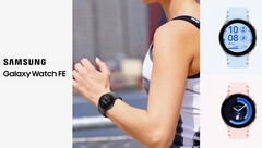 Galaxy Watch FE is available in Black, Silver, and Pink Gold (image source: Samsung)