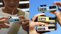 The Yashica Y16 packs an optical viewfinder and flash into a retro body.