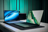 Honor MagicBook Art 14 (Green) vs. Huawei MateBook X Pro 2024 (Blue)